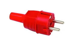 Cee,Skarvkabel,Central,Dimmrar<Malmbergs Stickpropp, IP44, Med jord, Röd