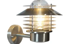 Llitt Stig Up Vägglykta E27 Borstad Stål IP44* Vägglyktor