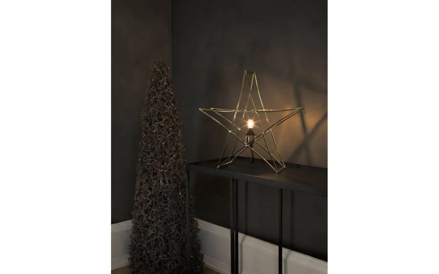 Stjärna Bordslampa 40cm Mässing