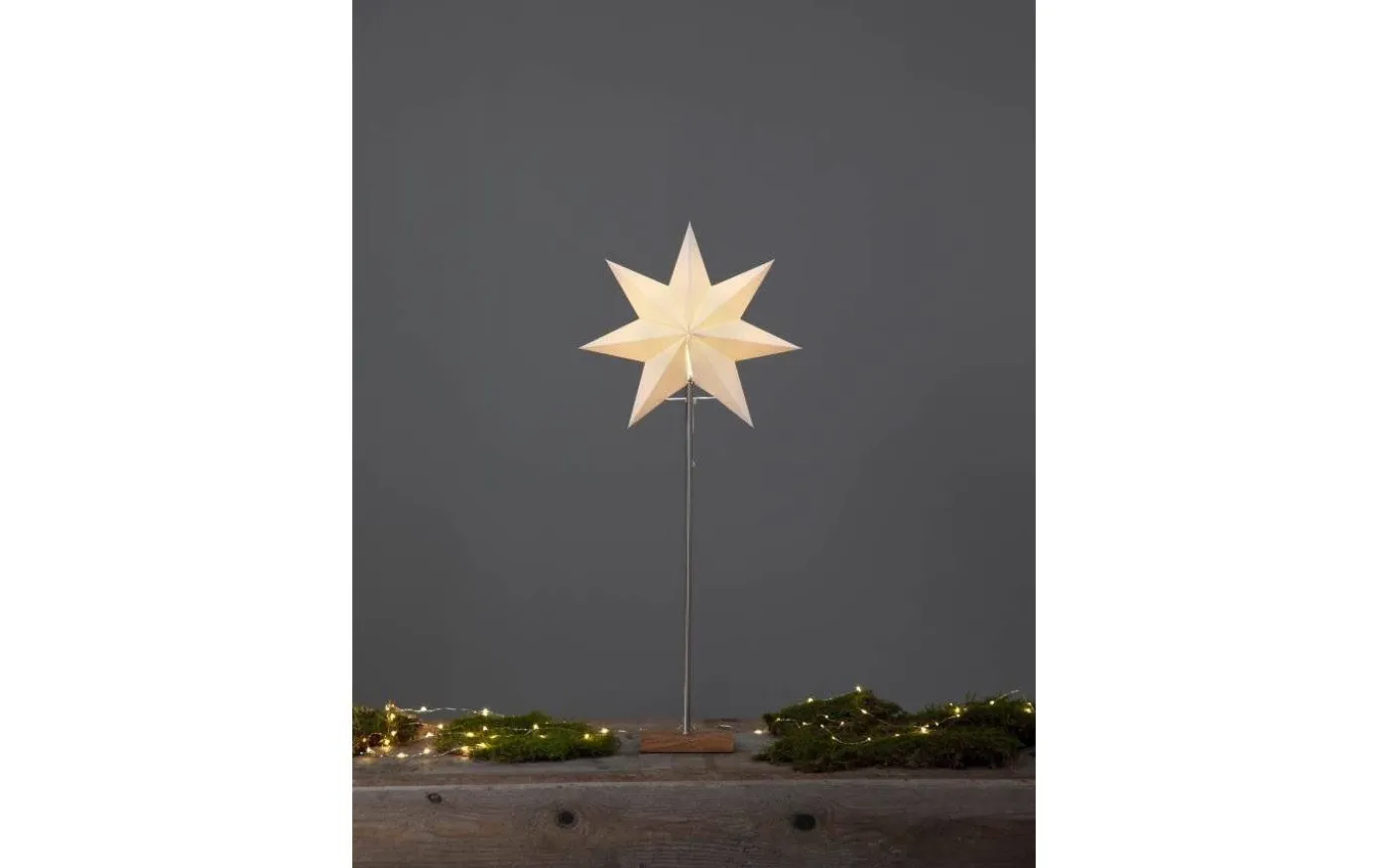 Stjärna på fot Totto 80cm Ek