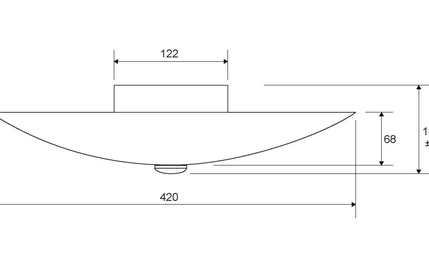 Aneta Stjärna Plafond 42cm* Plafonder