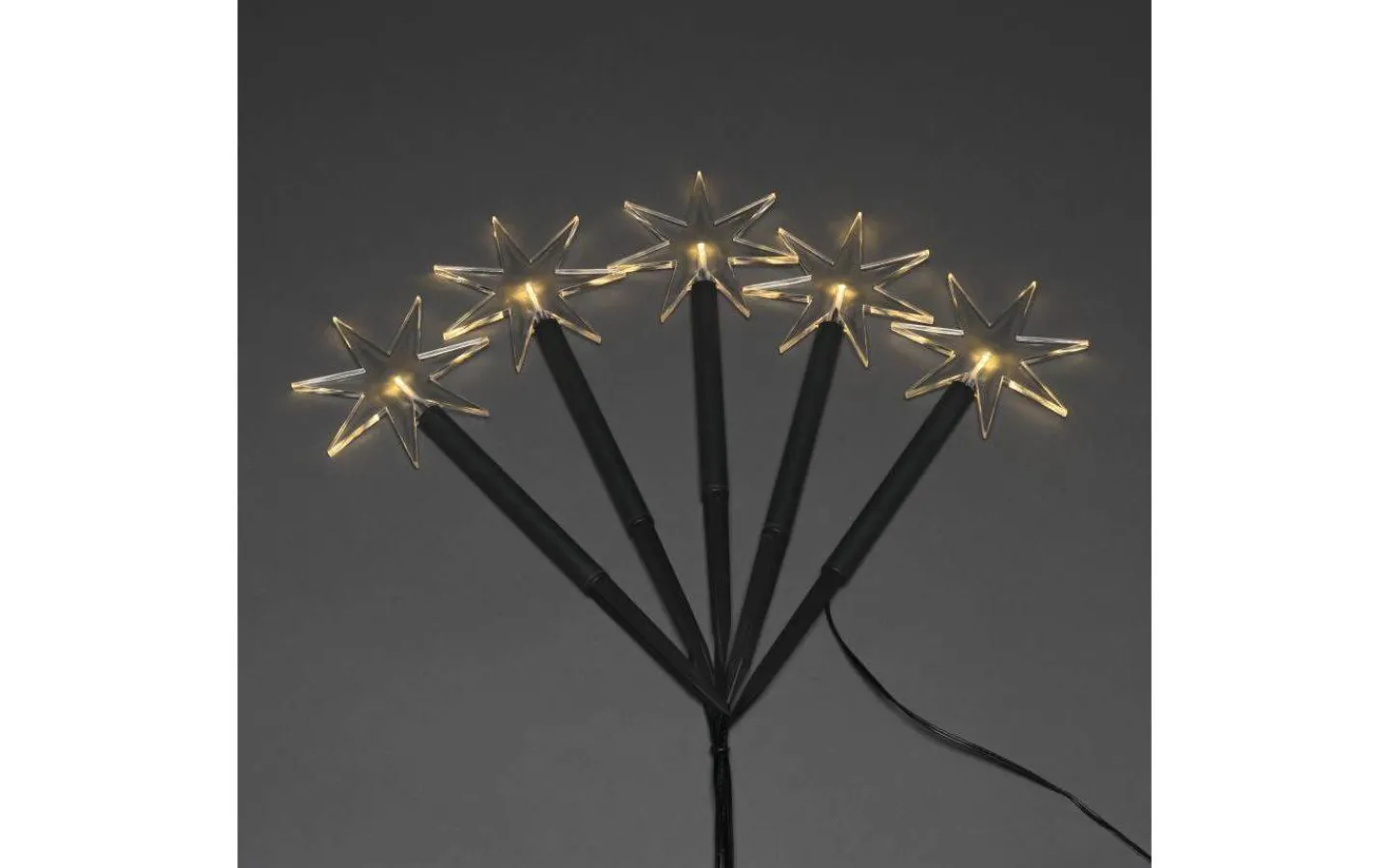 Julpynt Utomhus<Konstsmide Stjärnor 5-pack 24cm IP44