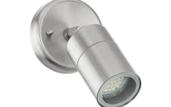 Upp Eller Nedljus Lampor<Eglo Stockholm Fasadspotlight GU10 LED 3000K 4,6W Rostfritt Stål IP44