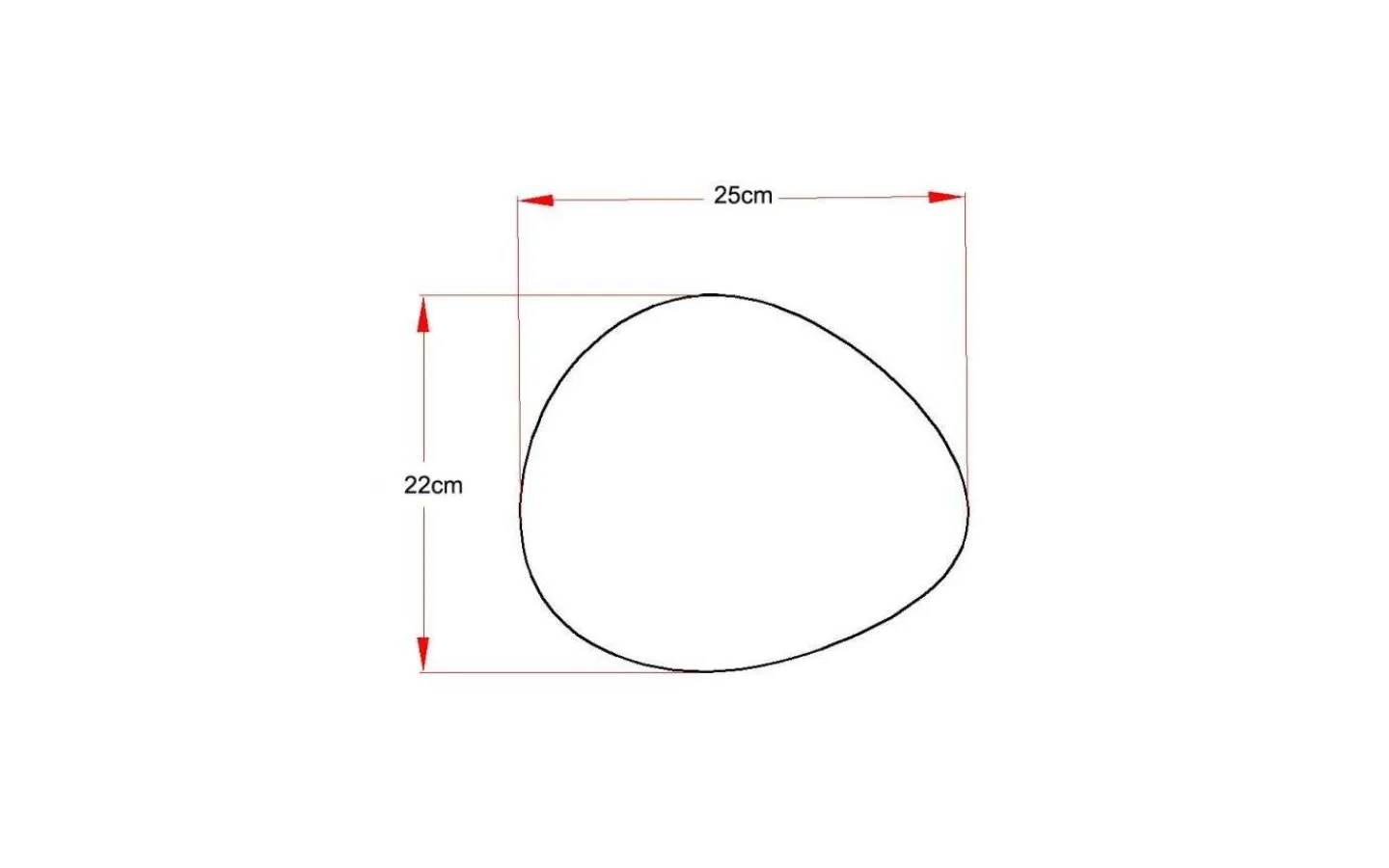 Lightson Stone 25cm LED 90lm 2W* Lightson Garden Plug & Play