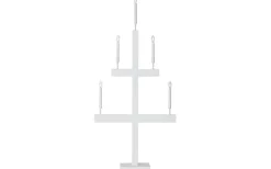 Visa Alla Adventsljusstakar|Adventsljusstakar 61-120 Cm<Star Trading Storm Ljusstake LED Vit 118cm