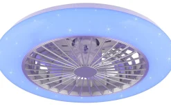 Stralsund Takfläkt 49cm LED RGBW grå stjärnljus