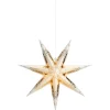 Visa Alla Julstjärnor|Julstjärnor Med Sladd<Markslojd Strauss Stjärna 75cm Vit/Guld