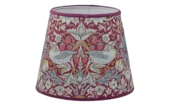 Strawberry Thief Lampskärm Ø17cm Plum William Morris