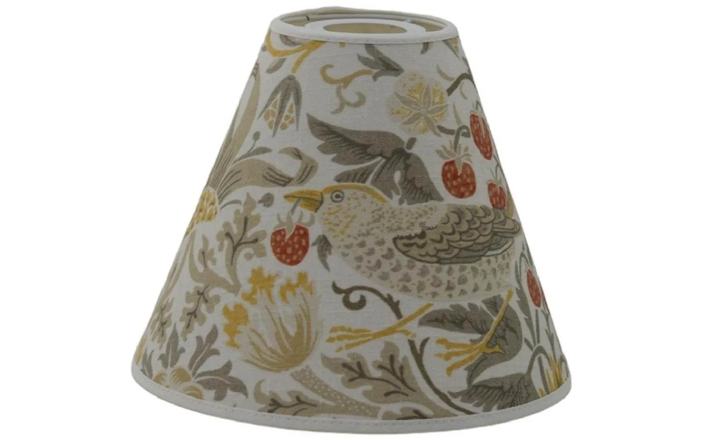 Hallbergs Strawberry Thief Toppringsskärm Ø22cm Ochre William Morris* Toppringsskärmar