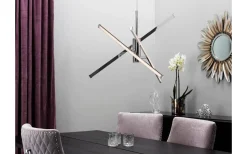 Stora Taklampor Ø50-69 Cm<Cottex Strazza Taklampa 62cm 3-Steg DIM Krom