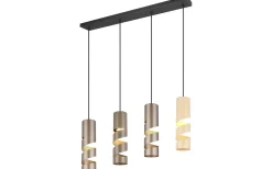 Avlånga Taklampor<Trio Lighting Stream Takpendel 4-delad GU10 flerfärgad