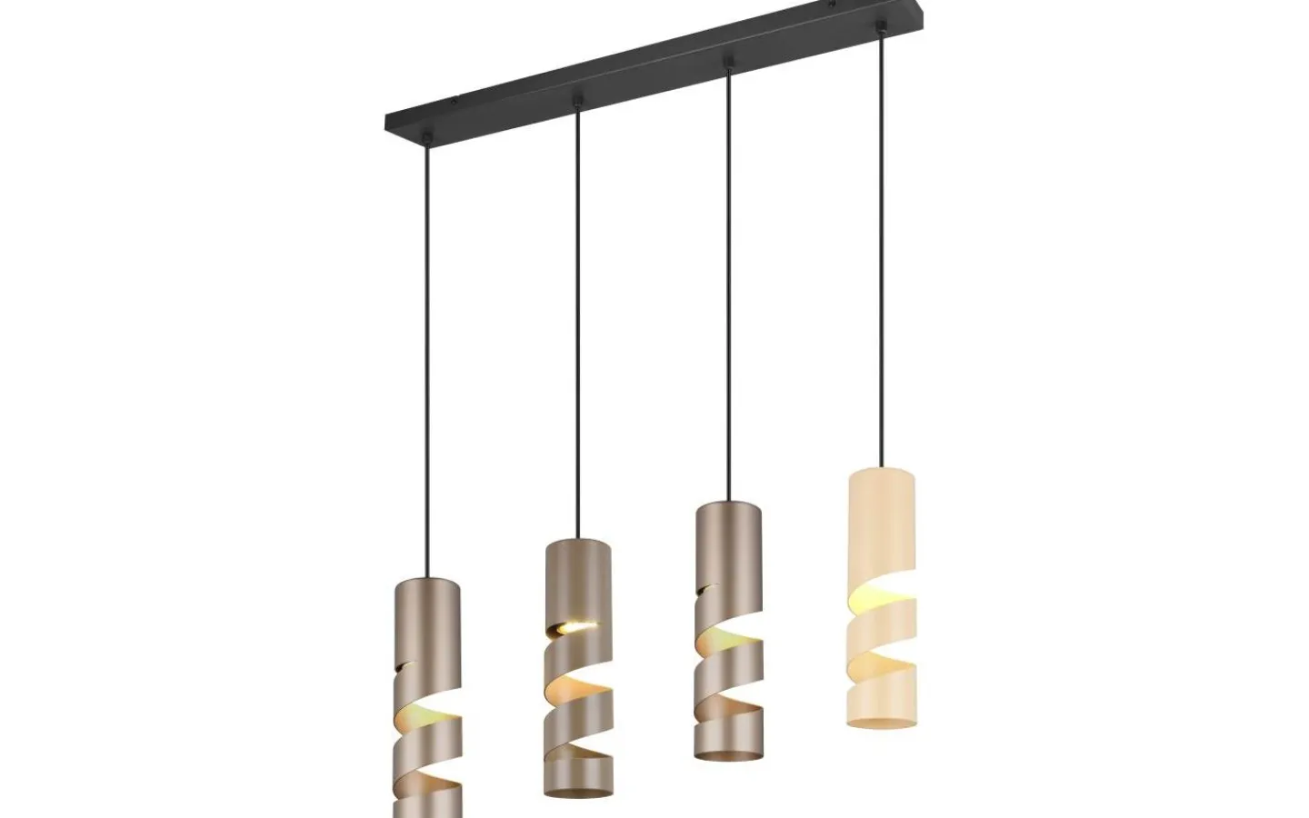 Avlånga Taklampor<Trio Lighting Stream Takpendel 4-delad GU10 flerfärgad