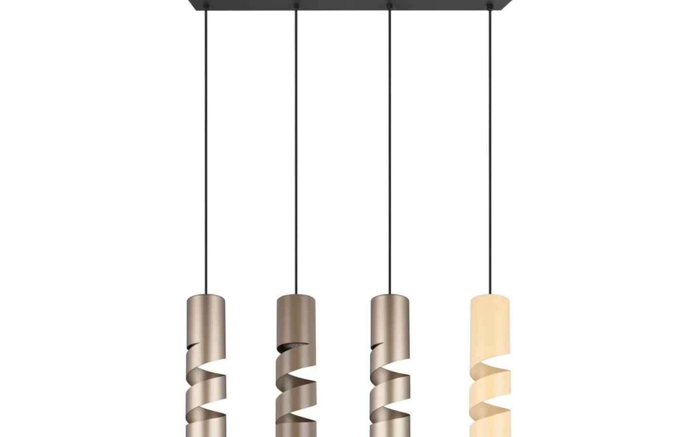 Avlånga Taklampor<Trio Lighting Stream Takpendel 4-delad GU10 flerfärgad