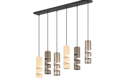 Trio Lighting Stream Takpendel 6-delad GU10 flerfärgad* Avlånga Taklampor