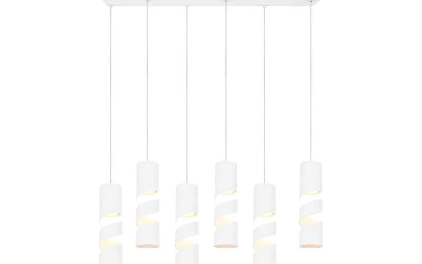 Stream Takpendel 6-delad GU10 matt vit