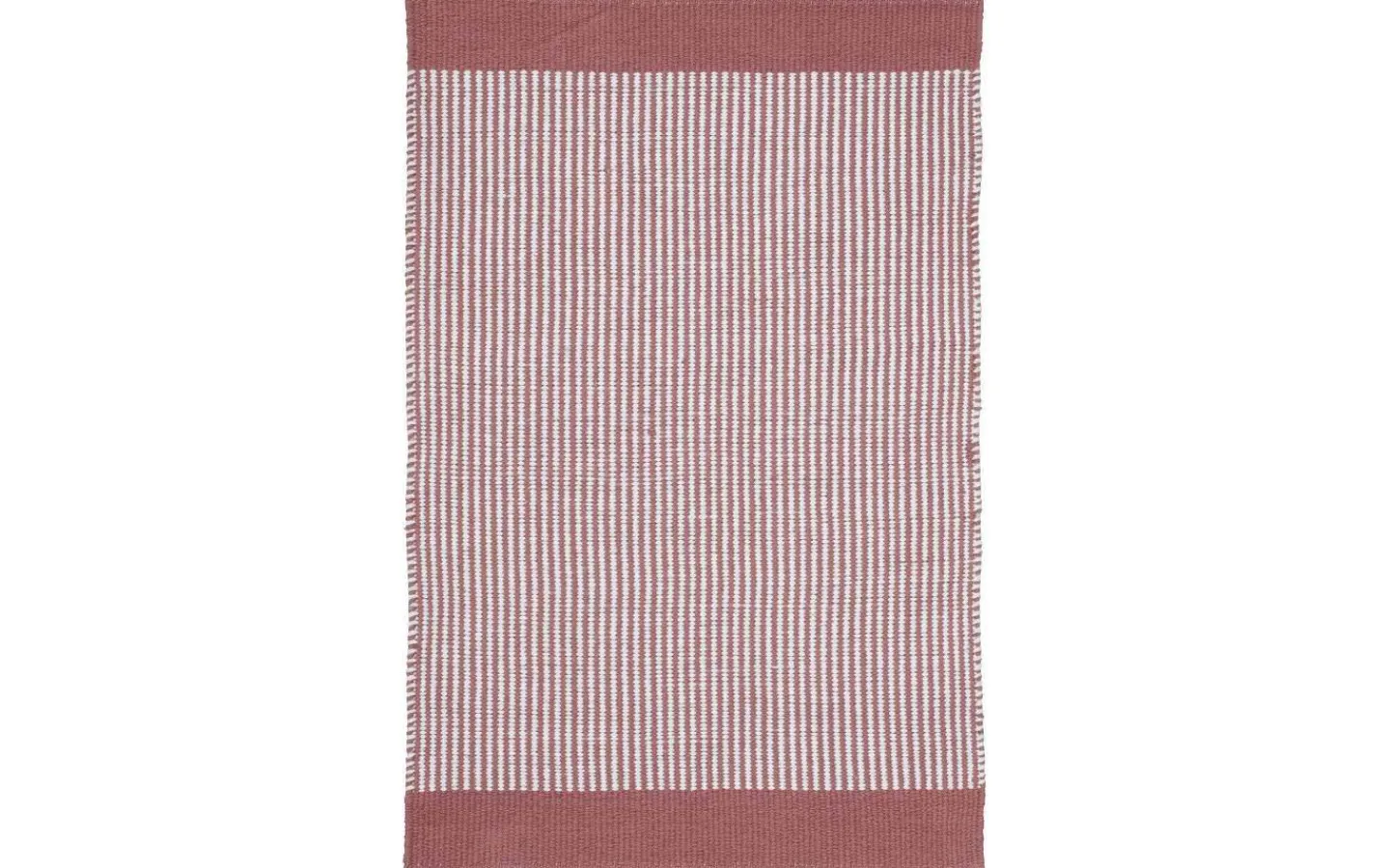 Svanefors Stripe Matta Rose 170x240cm* Slätvävda Mattor
