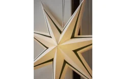 Stripe Julstjärna 77cm Vit/Grön