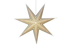 Visa Alla Julstjärnor|Julstjärnor Utan Sladd<Star Trading Stripe Julstjärna 60cm Vit/Grön