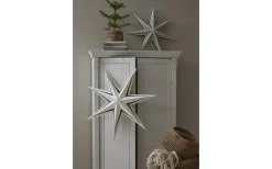 Visa Alla Julstjärnor|Julstjärnor Utan Sladd<Star Trading Stripe Julstjärna 60cm Vit/Grön