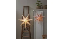 Star Trading Stripe Julstjärna 77cm Vit/Röd* Visa Alla Julstjärnor|Julstjärnor Utan Sladd
