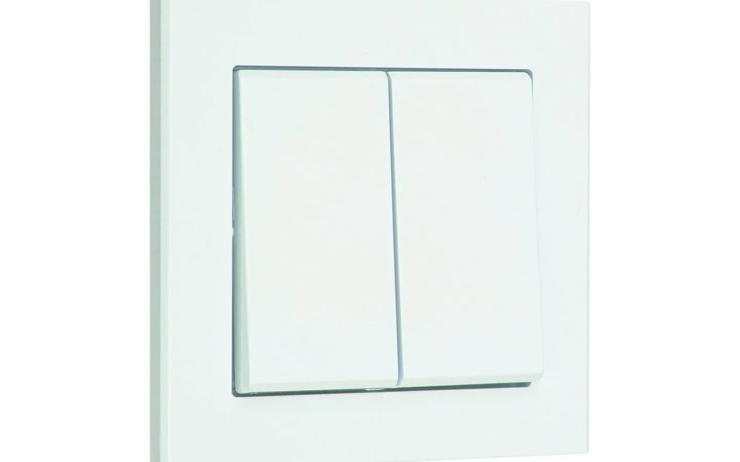 Strömbrytare & Vägguttag<Malmbergs Strömbrytare Optima, Dubbeltrapp