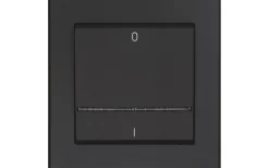 Strömbrytare & Vägguttag<Malmbergs Strömbrytare Optima 2-pol Svart