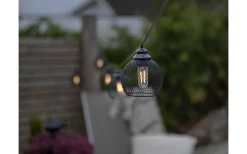 Sunlight Solcellsdriven Ljusslinga 7m Svart