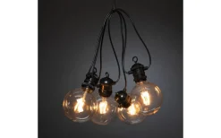 Konstsmide Sunny Solcellsdriven Ljusslinga 4,5m med Fjärrkontroll Amber IP44* Visa Alla Solcellslampor