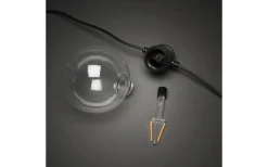 Konstsmide Sunny Solcellsdriven Ljusslinga 4,5m med Fjärrkontroll Amber IP44* Visa Alla Solcellslampor