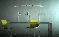 Aneta Svala Taklampa 114cm LED 30W 3000K Krom* Avlånga Taklampor