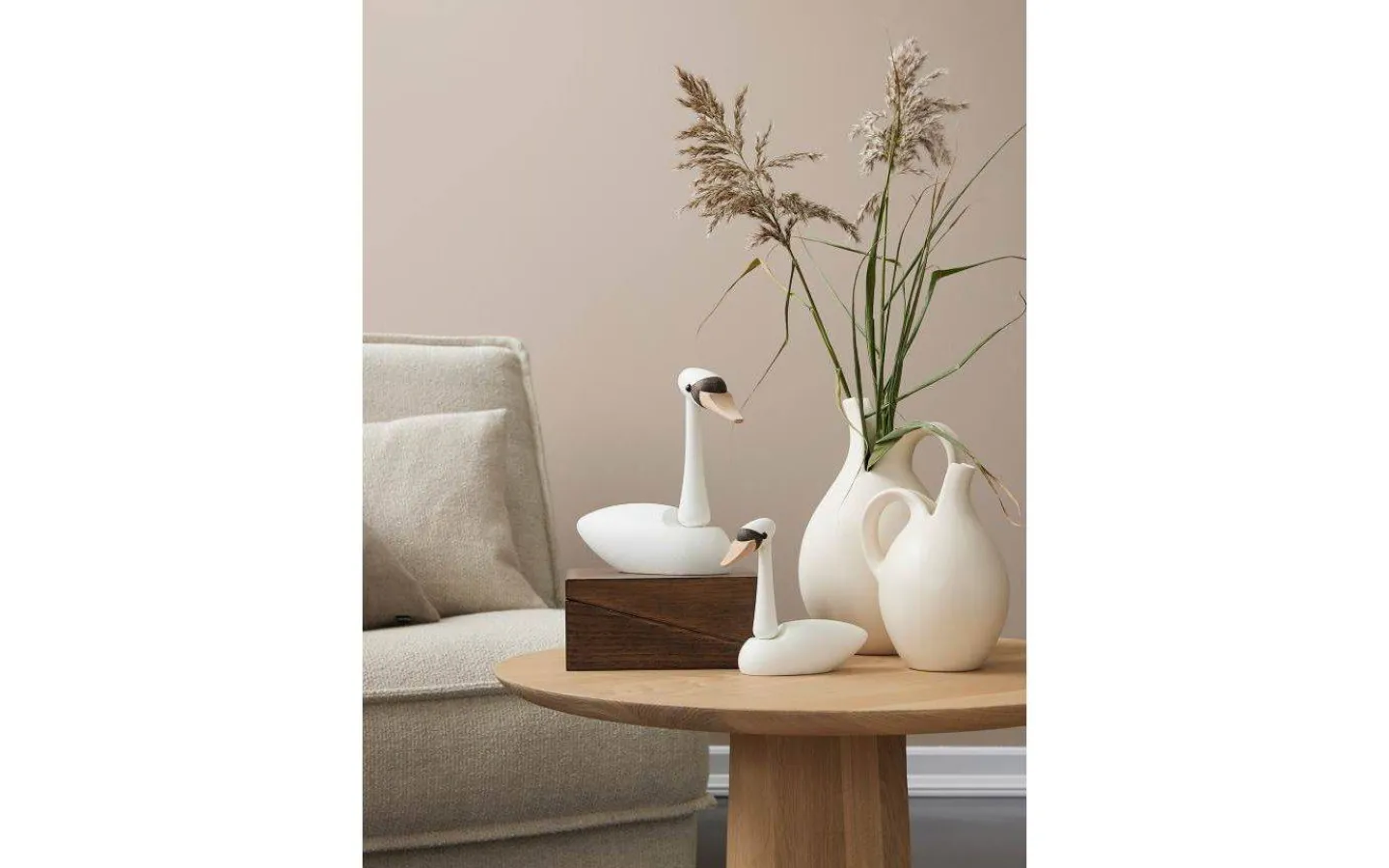 Trädekorationer<Spring Copenhagen Svan The Cygnet Svanunge Trädekoration 13cm Vit