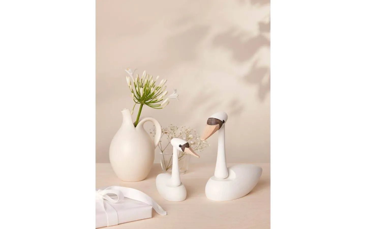 Trädekorationer<Spring Copenhagen Svan The Cygnet Svanunge Trädekoration 13cm Vit