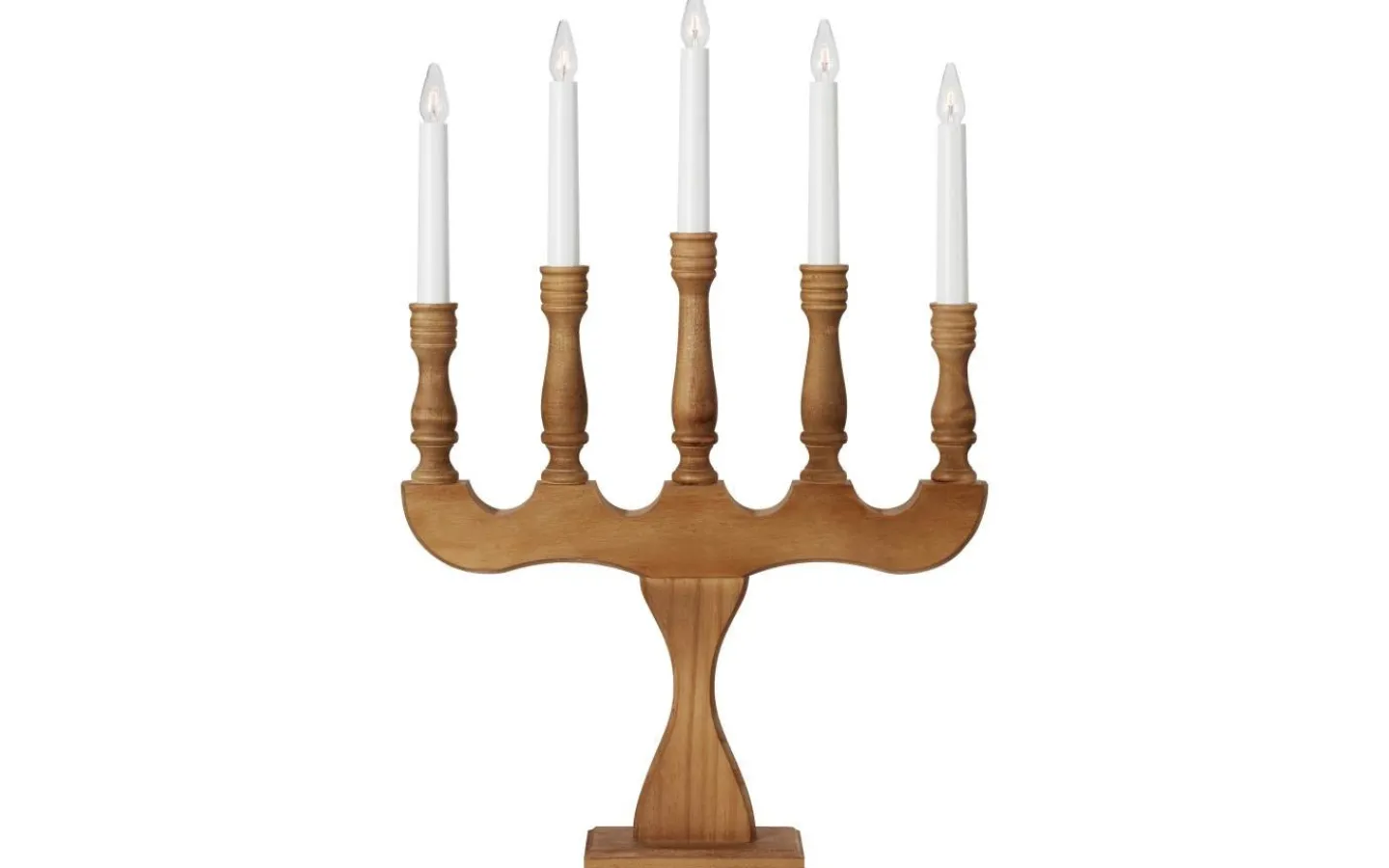 Visa Alla Adventsljusstakar|Adventsljusstakar 31-60 Cm<Markslojd Svaneholm Adventsljusstake 5L 53cm Brun