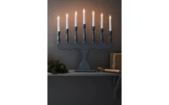 Visa Alla Adventsljusstakar|Adventsljusstakar 31-60 Cm<Markslojd Svaneholm Adventsljusstake 7L 58cm Grå