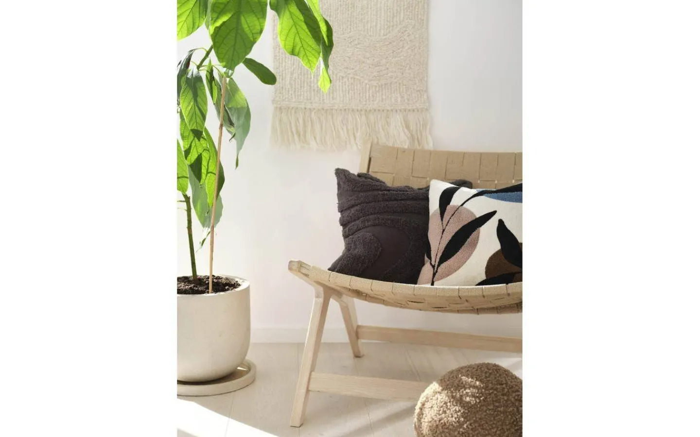 Kuddfodral<Svanefors Svea Kuddfodral 45x45cm Asfalt