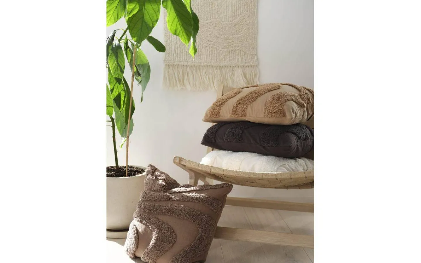 Kuddfodral<Svanefors Svea Kuddfodral 45x45cm Asfalt