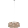 Trio Lighting Svea Takpendel 61cm E27 beige* Stora Taklampor Ø50-69 Cm