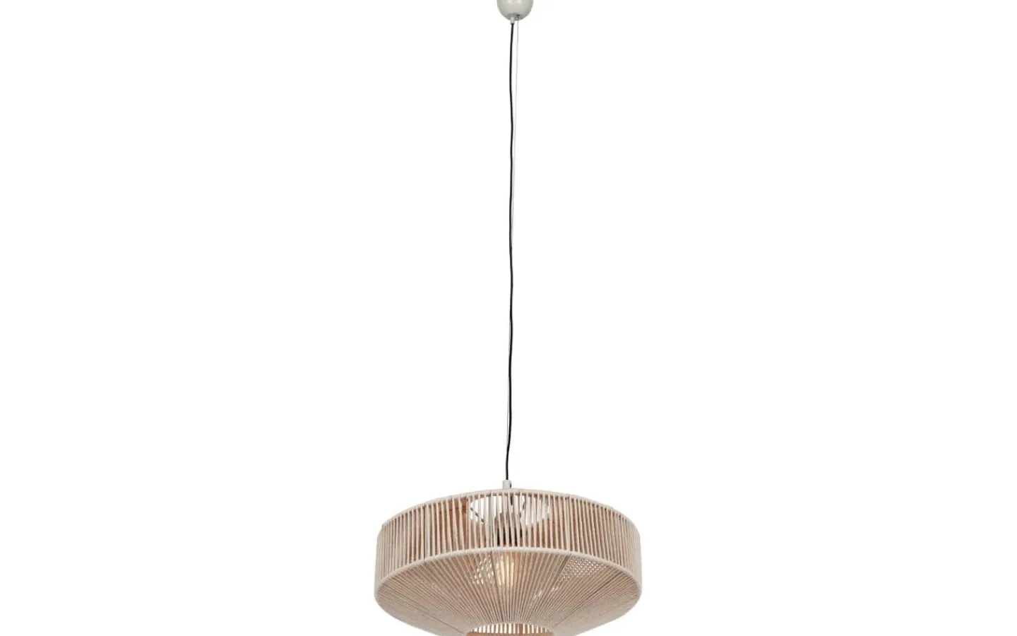 Trio Lighting Svea Takpendel 61cm E27 beige* Stora Taklampor Ø50-69 Cm