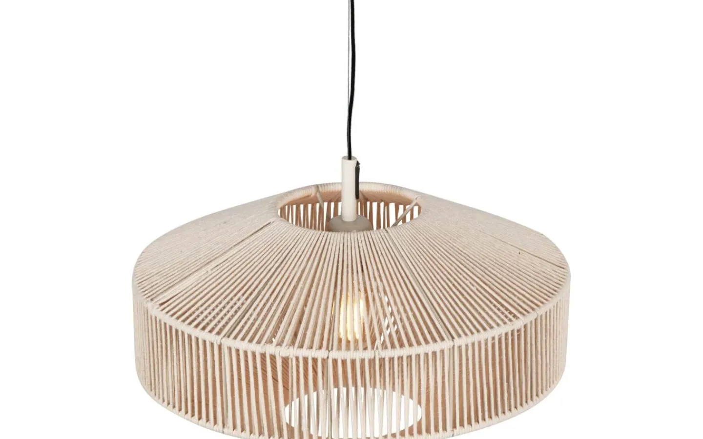 Trio Lighting Svea Takpendel 61cm E27 beige* Stora Taklampor Ø50-69 Cm