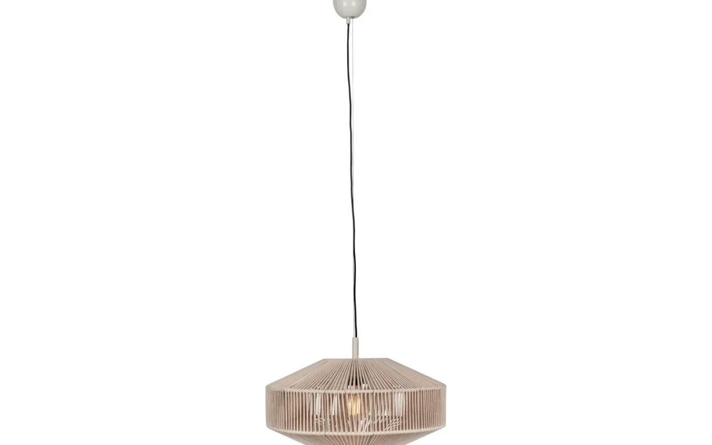 Trio Lighting Svea Takpendel 61cm E27 beige* Stora Taklampor Ø50-69 Cm