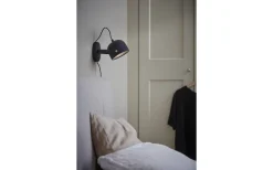 Kök & Matplats|Läslampor<CO Bankeryd Svejk Vägglampa Svart 13 cm
