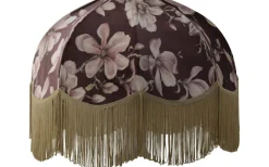 Sweet Magnolia Lampskärm Ø35cm Guldfrans