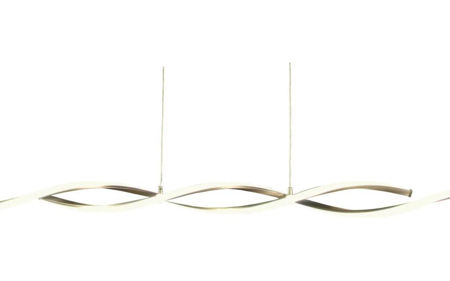 Kök & Matplats|Avlånga Taklampor<Aneta Swirl Taklampa 109cm LED 21W 3000K Krom