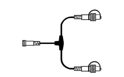 T- koppling System LED Svart