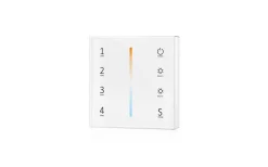 Teralite Smarta Hem|12V Led Slinga<TeraLite LED T22 Väggfjärrkontroll CCT till V4 Mottagare