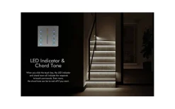 T21 Väggfjärrkontroll Dimmer till V4 Mottagare