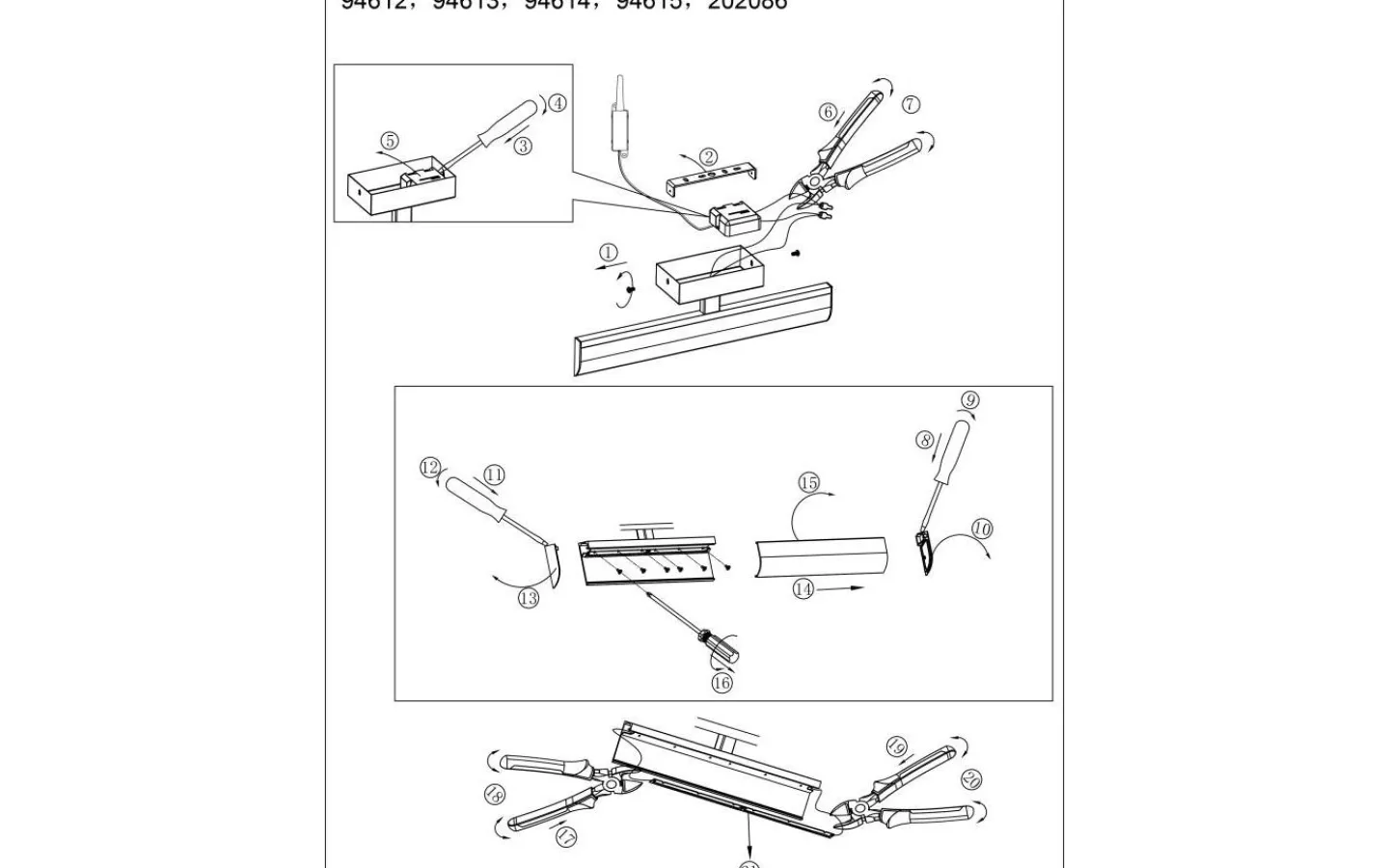 Badrumslampor Vägg<Eglo Tabiano Spegelbelysning 41cm LED 4000K 2x3,2W Nickel