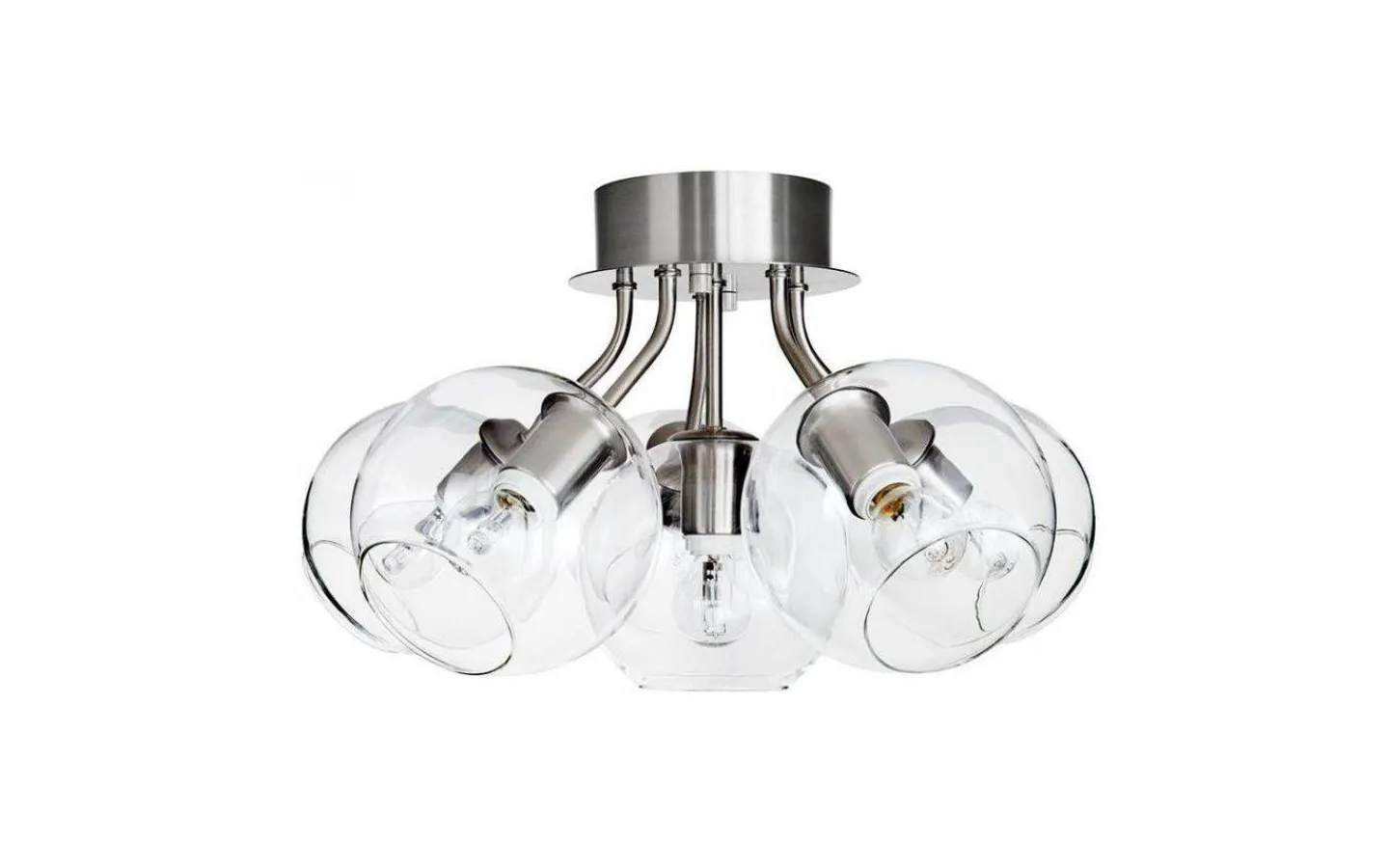 Hall & Trappa|Sovrum<CO Bankeryd Tage Plafond 50cm Nickel