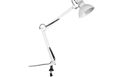 Trio Lighting Tajo Klämlampa E27 vit* Klämlampor