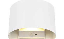 Talent Laddbar Vägglampa LED Mattvit rörelse- och skymningssensor IP44